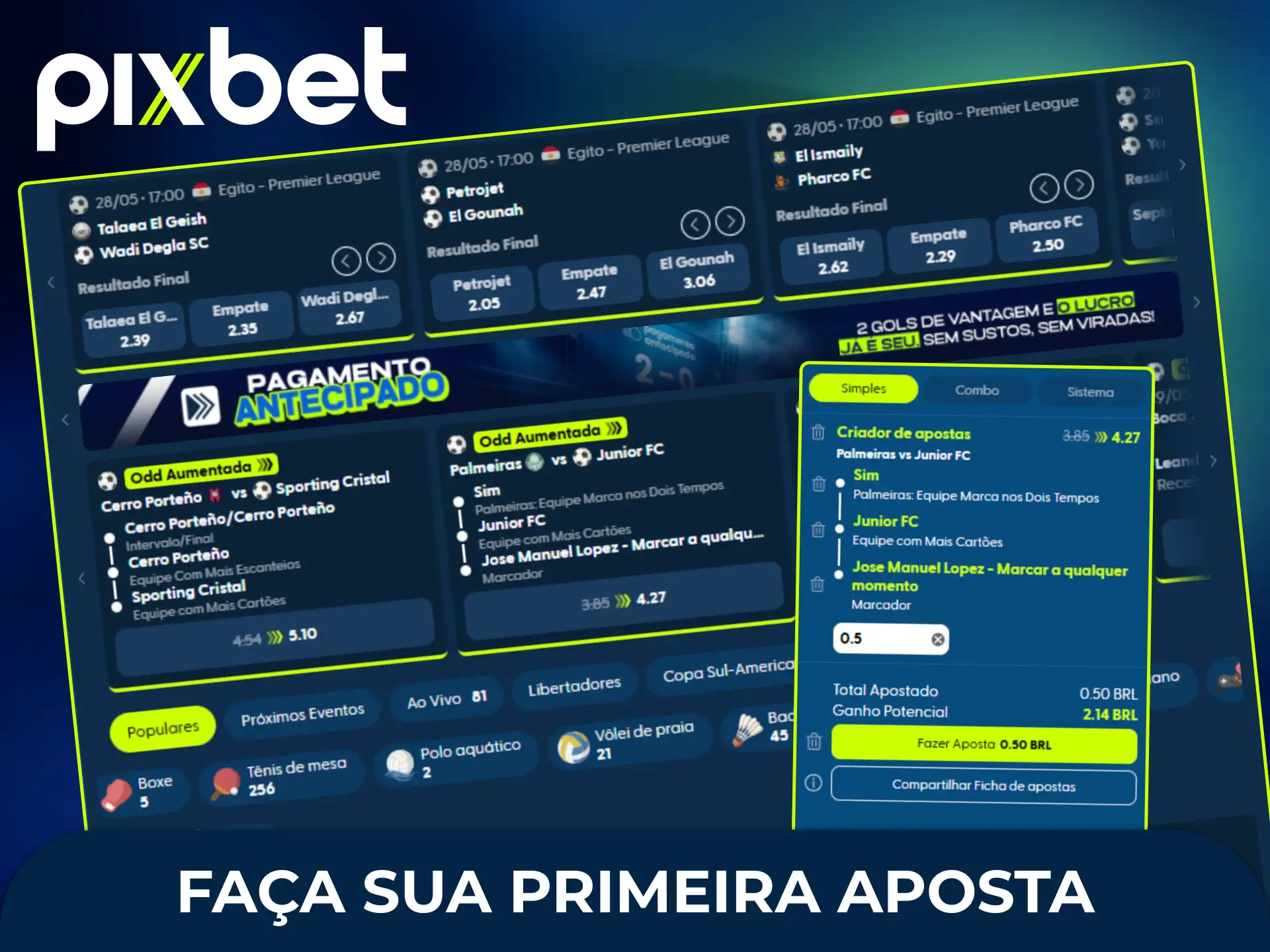 Siga o guia passo a passo da Pixbet Brasil para realizar sua primeira aposta com facilidade.