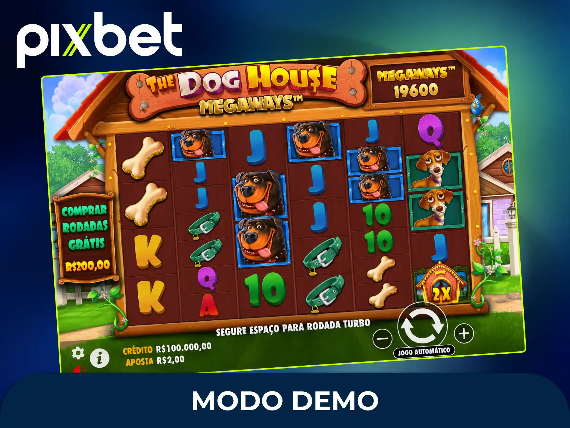 Experimente o modo demo de The Dog House Megaways e jogue de graça para testar os recursos do jogo sem gastar nada.